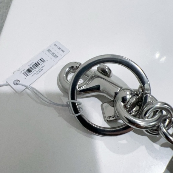 COACH Black Cat Purse Bag Charm Keychain Supple Sleek Leather CX145 NEW Tags NWT - Picture 4 of 5